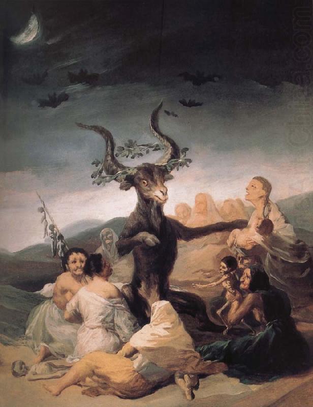 Francisco de goya y Lucientes El Aquelarre china oil painting image